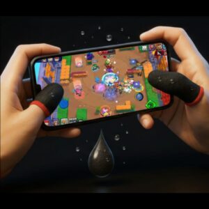 Luvinha de Dedo Gamer Antisuor - Par Respirável para Jogos Mobile